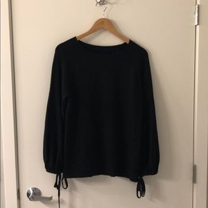 Vince cashmere sweater with tie cuffs